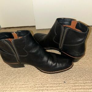 Coach Black Ankle Boots with Minor Scuffs